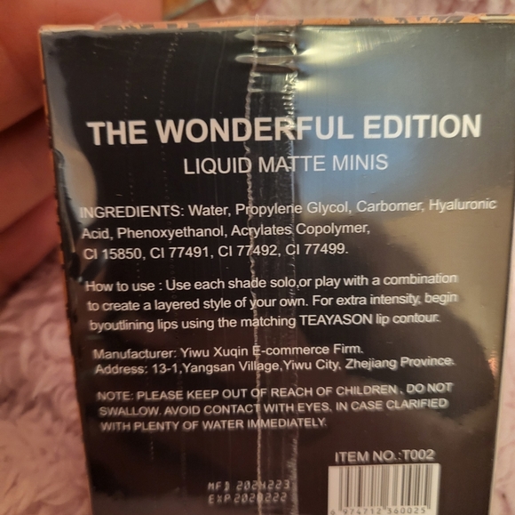 Teayason The Wounder Edition Liquid Matte Minis 5 colors - Picture 6 of 7